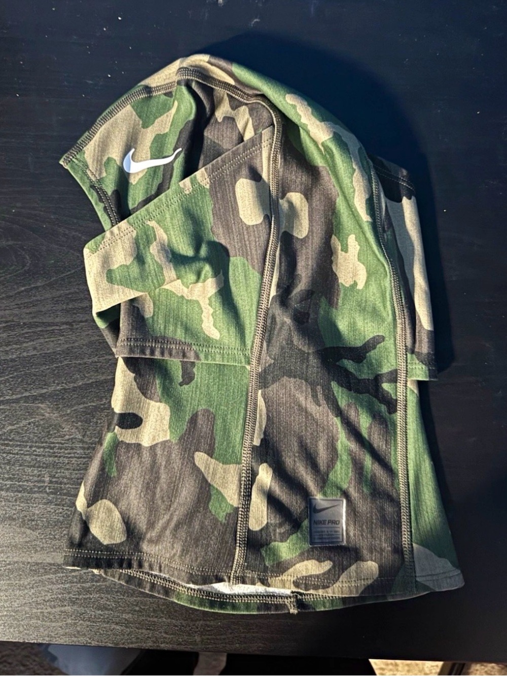 Nike Pro Camouflage Green Black Jacket